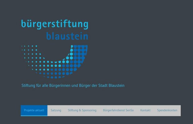 Homepage Bürgerstiftung Startseite