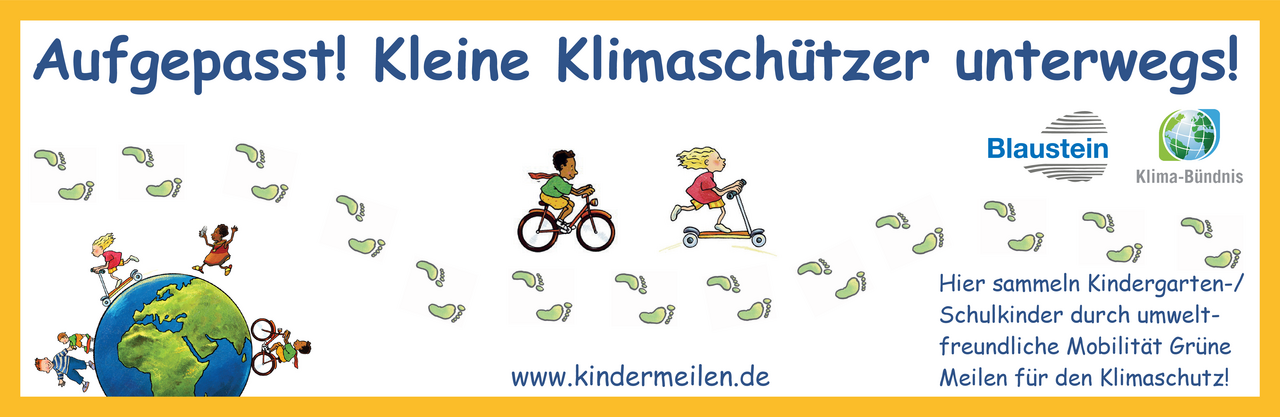 Kleine Klimaschützer unterwegs